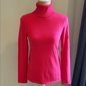 SAKS FIFTH AVENUE CASHMERE TURTLENECK SWEATER M